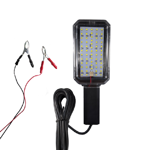 Portatil Led 7 W 12 V con Cable de 5 metros y Pinzas de Conexión